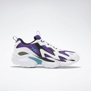 Adidasy Damskie Reebok DMX Series 1000 Białe/Fioletowe PL 05OYQBS